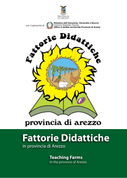 Le Fattorie Didattiche in provincia di Arezzo Leggi la notizia