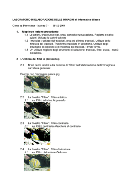 Lezione - laboratorio 7 - Dipartimento di Informatica