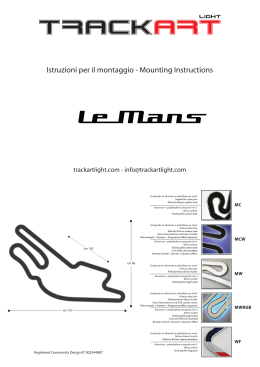 LE MANS - Track Art Light