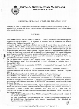 N.50 del 20.10.2015 - Immobile in stato di