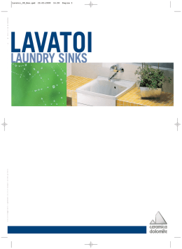 Lavatoi - Ceramica Dolomite