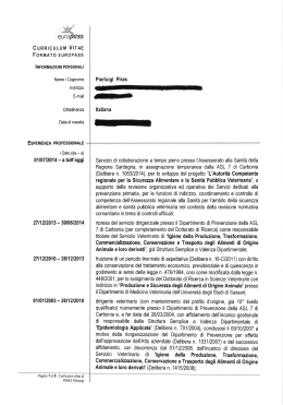 CURRICULUM VITAE FORMATO EUROPASS