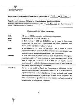 Determinazione n.387 del 29/04/2015