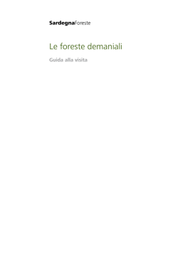 Le foreste demaniali - Sardegna DigitalLibrary