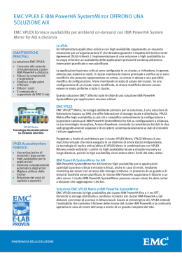 EMC VPLEX E IBM PowerHA SystemMirror