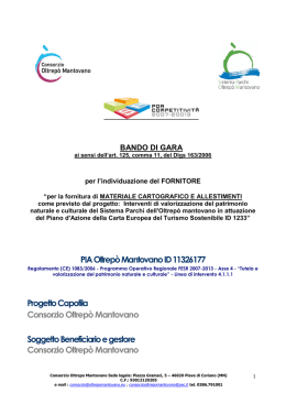 SCARICA IL BANDO COMPLETO ()