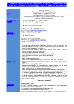 Corsi di formazione per Operatori del Settore