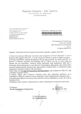 Prot.35279 del 13-11-2014 Chiarimenti farmaci epoetina biosimilare