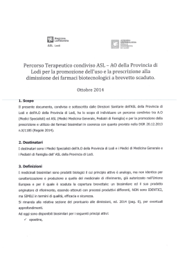 Allegato - Azienda Ospedaliera della Provincia di Lodi