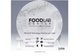 Presentation - foodlab center
