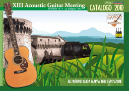 catalogo acoustic guitar meeting - sarzana 2010