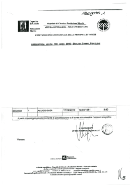 Ospedale di Circolo Ospedale di Circolo e Fondazione Macchi