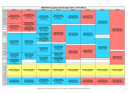 29th World Lignano Karate Open 2014 - 2014-08-23