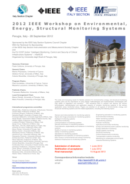 pdf version of the Call for papers - eesms 2012