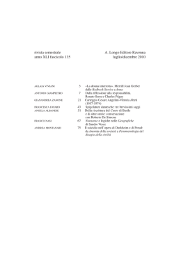 Vittoria Abeti. Carteggio