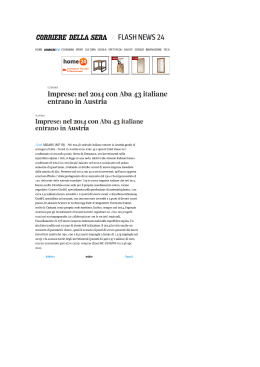 CORRIERE DELLA SERA FLASH NEWS 24