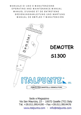 Scarica Manuale d`Uso e Manutenzione