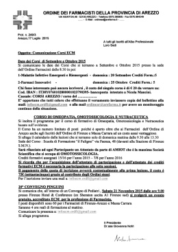 ordine dei farmacisti della provincia di arezzo