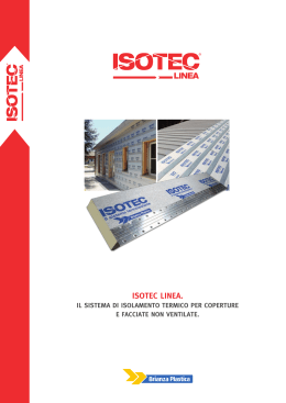 ISOTEC LINEA. - Infobuild energia