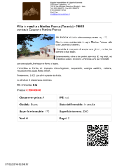 Villa in vendita a Martina Franca (Taranto)