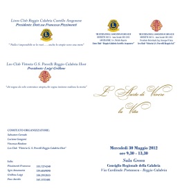 invito Lions - Garante Infanzia Calabria