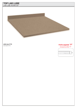 Scarica la scheda tecnica