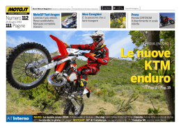 Le nuove KTM enduro
