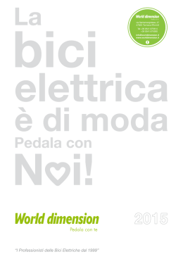 Mobilit&agrave; elettrica, anche per i pi&ugrave; esigenti! wd 2015