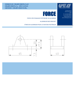 disegno dimensionale dimensional drawing dessin dimensionnel