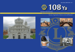 la voce dei lions - Distretto Lions 108 Ya