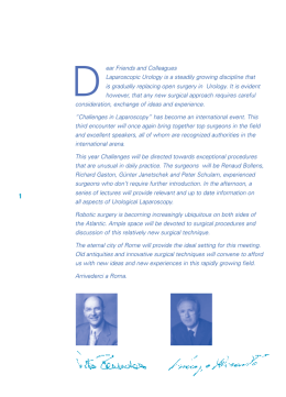 Interni Preliminare finali - Challenges in Laparoscopy & Robotics