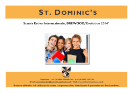evolution - St Dominic`s Brewood