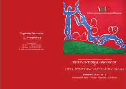 interventional oncology liver, biliary and pancreatic diseases