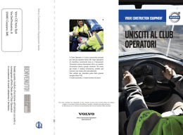 Scarica la brochure Club Operatori Volvo CE Italia