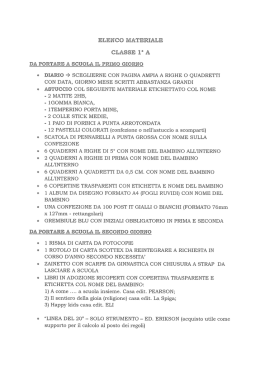 Materiale 1A Scuola Primaria Rodari
