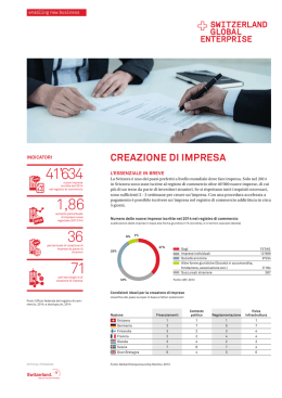 Scarica il fact sheet sulla creazione di un`impresa in Svizzera