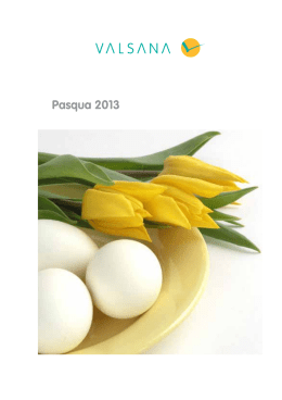 La Rubrica dei Sapori - Pasqua 2013
