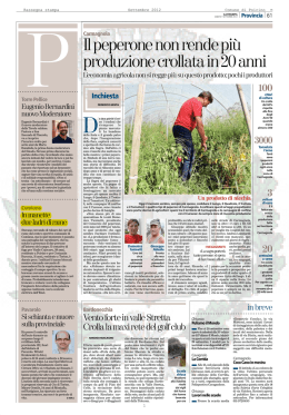 Settembre 2012 - Comune di Poirino