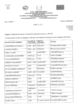 Designazione tutor per i docenti neoassunti in ruolo as 2015/2016