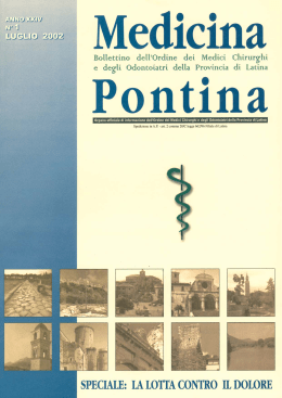 Medicina Pontina &ndash; 2002 luglio n. 1 La lotta