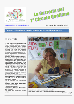 Maggio 2015 - 1&deg; Circolo di Qualiano