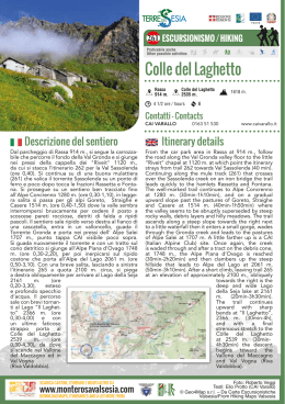 Colle del Laghetto - Monterosavalsesia.com