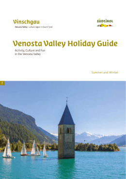 Venosta Valley Holiday Guide