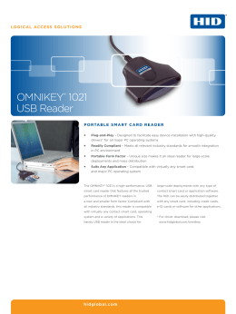 OMNIKEY® 1021 USB Reader