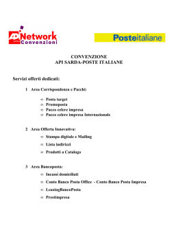 Visualizza le tariffe riservate agli Associati API.