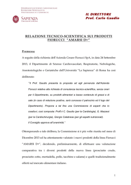 scarica la relazione completa