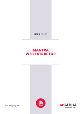 MANTRA WEB EXTRACTOR