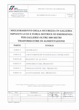 IMPIANTI LUCE E FORZA MOTRICE DI EMERGENZA