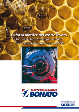 La forza motrice del vostro lavoro.