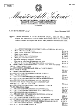 Leggi la circolare - Bollettino ufficiale